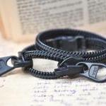 Mens bracelets, zipper jewe..