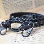 Mens bracelets, zipper jewe..